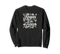 Keeper of The Bees Beekeeper Honeycomb Bee Lover Design Sudadera