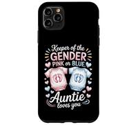 Keeper of The Gender Auntie Loves You Baby Anuncio Tía Carcasa para iPhone 11 Pro MAX