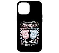 Keeper of The Gender Auntie Loves You Baby Anuncio Tía Carcasa para iPhone 12 Pro MAX