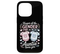 Keeper of The Gender Auntie Loves You Baby Anuncio Tía Carcasa para iPhone 13 Pro