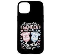 Keeper of The Gender Auntie Loves You Baby Anuncio Tía Carcasa para iPhone 15 Plus