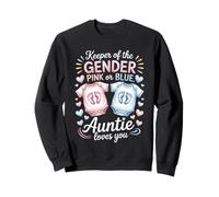 Keeper of The Gender Auntie Loves You Baby Anuncio Tía Sudadera