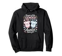 Keeper of The Gender Auntie Loves You Baby Anuncio Tía Sudadera con Capucha