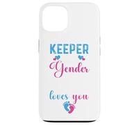 Keeper of The Gender Auntie Loves You | Fiesta de revelación de género Carcasa para iPhone 13