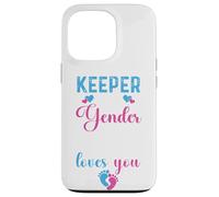 Keeper of The Gender Auntie Loves You | Fiesta de revelación de género Carcasa para iPhone 13 Pro
