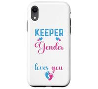 Keeper of The Gender Auntie Loves You | Fiesta de revelación de género Carcasa para iPhone XR