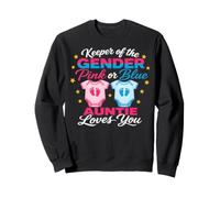 Keeper of The Gender Auntie Loves You Gender Reveal Sudadera
