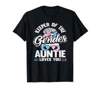 Keeper of The Gender Auntie Loves You Messy Bun Gafas de Sol Camiseta