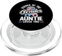 Keeper of The Gender Auntie Loves You Messy Bun Gafas de Sol PopSockets PopGrip para MagSafe