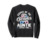 Keeper of The Gender Auntie Loves You Messy Bun Gafas de Sol Sudadera