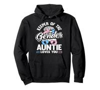 Keeper of The Gender Auntie Loves You Messy Bun Gafas de Sol Sudadera con Capucha