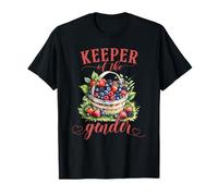 Keeper of The Gender Reveal Baby Berry Sweet Pink or Blue Camiseta