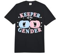 Keeper of The Gender Reveal Baby Pumpkin Pink Or Blue Comfort Colors Adult Heavyweight T-Shirt