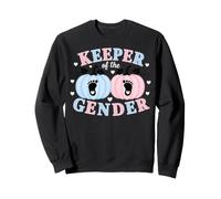 Keeper of The Gender Reveal Baby Pumpkin Pink Or Blue Sudadera