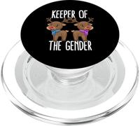 Keeper of The Gender Reveal Baby Shower Reno Navidad PopSockets PopGrip para MagSafe