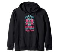 Keeper of The Gender Reveal Free Throws or Pink Bows Party Sudadera con Capucha