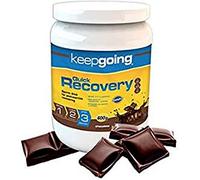 Keepgoing Quick Recovery Bebida Recuperadora en Polvo Sabor Chocolate | Recuperador Muscular para Deportistas | Recovery Drink | Recovery Ciclismo | Recuperador Muscular Running | 600 g