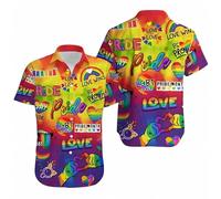 keephen Camisetas con diseños Divertidos y Rompecabezas para Hombre Blusas de Moda con Estampados Coloridos y Impresiones 3D Tops de Manga Corta Estilo Y2K