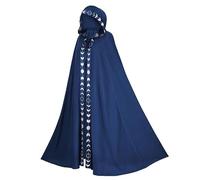 keephen Halloween Capa con Capucha, Bruja Vampiro Halloween Cosplay Capa con Capucha, Capa con Capucha para Mujeres Hombres y Niños Disfraces