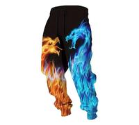 keephen Pantalones de chándal para Hombre Pantalones de chándal con Estampado de Indios nativos Americanos Pantalones Deportivos de Gimnasio con Bolsillos
