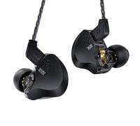 keephifi CCZ DC02 IEM Auriculares In Ear Monitor con Cable,HiFi Circuito Magnético Dual DD Cascos DJ,Diafragma Compuesto PU+Pet,Earphones Intraurales de Metal Esmerilado Premium para Gaming,Cantantes