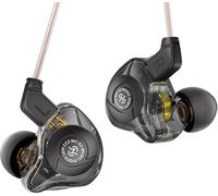 keephifi CCZ MC02 Auriculares con Cable, Auriculares Gaming con Cable OFC 5N y Jack 3.5, 10mm DD de Doble Imán In Ears, Fone Retorno de Palco, Diafragma de Pet, Graves Profundos IEM Gaming para PS5