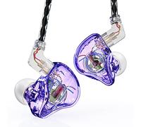 keephifi KBEAR Storm Professinal In Ear Monitor IEM Auriculares, Controladores dinámicos, cancelación de Ruido, Cable Chapado en Plata 4N OFC, cómodos de Llevar para Correr, Trabajar