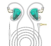 keephifi KZ AS16 PRO - Auriculares con cable IEM con micrófono, 4 x 31736BA y 2 x 29689 BA y 2 x 22955 BA HiFi Auriculares in-ear con división de frecuencia PCB, 20 - 40 kHz auriculares para músicos