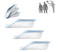 Keepholdon Insoles, Height-Lifting Insoles, Keepholdon Height Increase Insoles, Keep Hold On Height-Lifting Insoles, Height Boosting Shoes for Men, Arch Support Orthotic (Blue 3,3.5cm)
