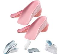 Keepholdon Insoles, Keepholdon Height-Lifting Insoles, Orthopedic High Pads for Men, Arch Support Insoles for Flat Feet (Pink,2.5CM)