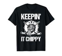 Keepin' It Chippy - Palos Cruzados de Hockey sobre Hielo Camiseta
