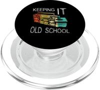 Keeping It Old School - Retro Boombox 80s 90s Hip Hop Music PopSockets PopGrip para MagSafe