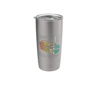 Keeping It Old School - Retro Boombox 80s 90s Hip Hop Music Vaso térmico de acero inoxidable de doble pared