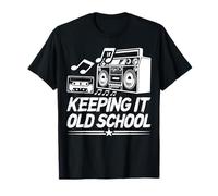 Keeping it Oldschool/Música, Rap, Hip Hop Ghetto Blaster Camiseta