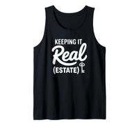 Keeping It Real Estate - Agente inmobiliario Divertido Camiseta sin Mangas