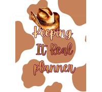 Keeping It Real Planner: Brown and Pink Weekly
