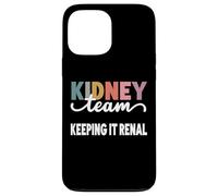 Keeping It Renal Dialysis Tech Equipo de riñón Enfermera Juego de palabras de riñón Carcasa para iPhone 13 Pro Max
