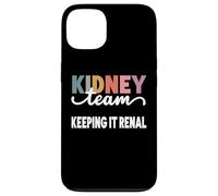 Keeping It Renal Dialysis Tech Equipo de riñón Enfermera Juego de palabras de riñón Carcasa para iPhone 13