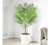 Keeplush Planta Artificial Areca Palmera Grande 120 cm Arbol Artificial Interior y Exterior Plantas Artificiales Decorativas Salon Dormitorio Balcón Decoracion Hogar Moderno (1 Pack)