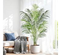 Keeplush Planta Artificial Areca Palmera Grande 170 cm Arbol Artificial Interior y Exterior Plantas Artificiales Decorativas Salon Dormitorio Balcón Decoracion Hogar Moderno (1 Pack)