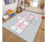 keepmore Alfombra de rayuela Los niños juegan Alfombra Niños Piso Jugando Juego de Gateo Alfombra Rectangular para Sala de Juegos Dormitorio Sala de Estar Guardería