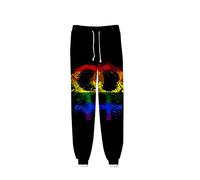 keepmore LGBT Estoy Orgulloso de ti Gay Lesbian Pantalón harén Pantalones Deportivos Arcoiris Love is Love Pride Month Pantalones Casuales