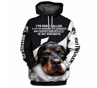 keepmore Pero Akita Ind Papá es mi Favorito 3D Impreso Sudadera con Capucha Unisex Pullover Divertido Perro Sudadera Casual Calle Chándal