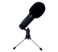 KeepOut - XMICPRO200 micrófono Negro Micrófono de superficie para mesa