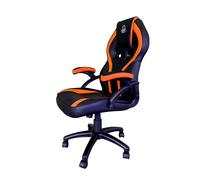 KeepOut - XS200 Silla para videojuegos universal Asiento acolchado Negro, Naranja