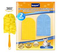KEEPOW 2 Recambios para Swiffer Plumero - Reutilizables, Lavables