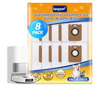 KEEPOW 8 piezas bolsa de polvo para Dreame L10s Ultra/Xiaomi X10+ bolsa accesorio set 2,5L bolsa de polvo, repuestos robot aspirador