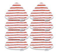KEEPOW 8 piezas de repuesto para mopa a vapor Vileda Steam Plus, paquete familiar para Vileda Steam Steam, funda de repuesto, color rojo