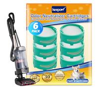 KEEPOW Cartucho antiolor para Shark, paquete de 6 cartuchos neutralizadores de olores para Shark Vacuum HZ3000UKT, IZ400UK, IZ400UKT, IZ420UKT, NZ860UK, NZ860UKT, AZ913UK,AZ913UKT