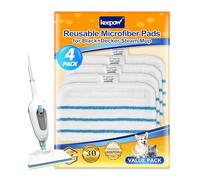 KEEPOW - Juego de 4 toallitas de vapor para Black y Decker, para Black Decker Steam Mop FSM1630S, alternativa a FSMP20